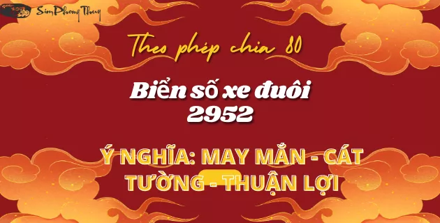 số 2952 có nghĩa là gì