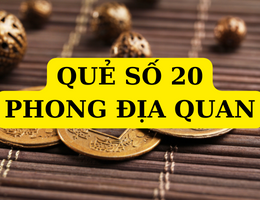 Giải quẻ Phong Địa Quan (觀 guān) theo tượng quẻ trong Kinh Dịch