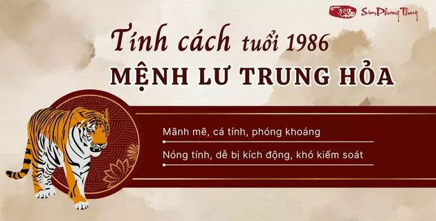 1986 mệnh gì có tính cách ra sao