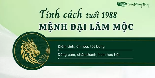 1988 mệnh gì có tính cách như thế nào