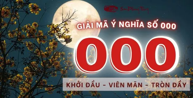 000 có ý nghĩa gì