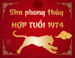 Sim phong thủy hợp tuổi 1974