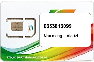 Sim Viettel 0353813099 