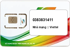 Sim Viettel 0383831411 