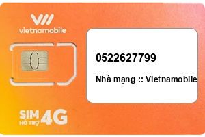 Sim Vietnamobile 0522627799 