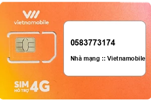 Sim Vietnamobile 0583773174 
