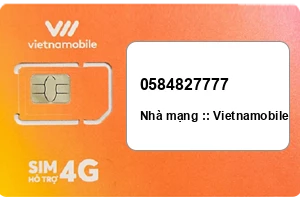 Sim Vietnamobile 0584827777 