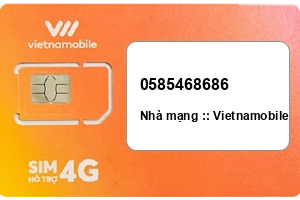 Sim Vietnamobile 0585468686 