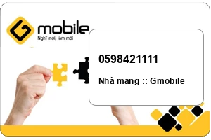 Sim Gmobile 0598421111 