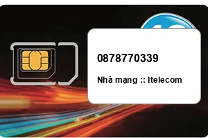 Sim ITelecom 0878770339 