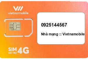 Sim Vietnamobile 0925144567 