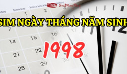 Sim ngày tháng năm sinh 1998