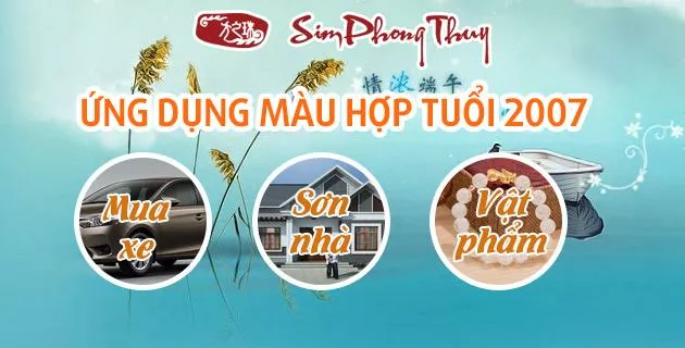 màu hợp tuổi 2007