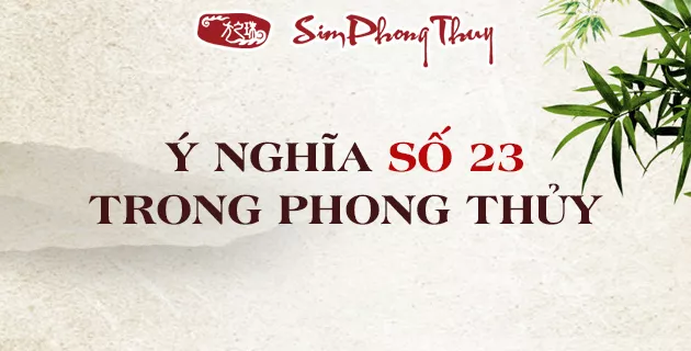 ý nghĩa số 23